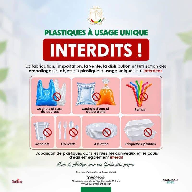 Emballages et objets en plastique à usage unique : interdiction à compter du dimanche 20 septembre 2026